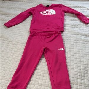 The North Face Fuchsia Tracksuit Set